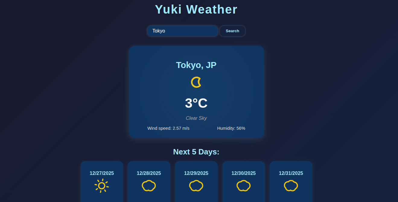 Yuki Weather